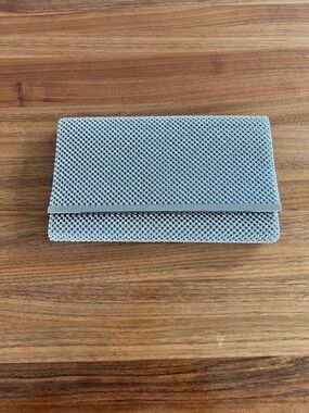 Nordstrom Silver Mesh Chain Shoulder Clutch
